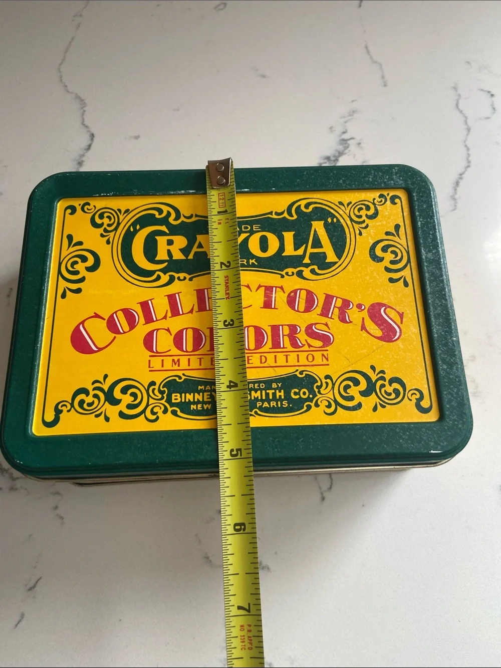 Vintage 1991 Crayola Collector’s Colors Limited Edition Tin